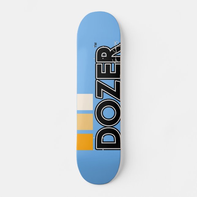 Skateboard Cuadrados de los Cummings de Dozer™ (Anverso)