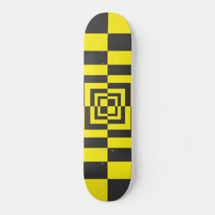 Skateboard Cuadrados hipnóticos