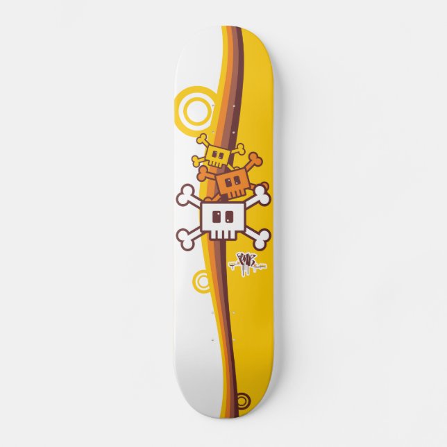 Skateboard Cuadrilla de Skulz (Anverso)