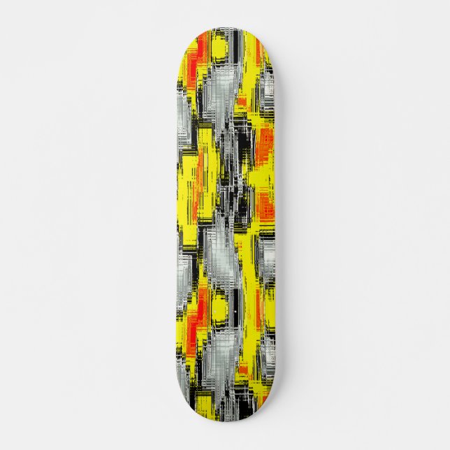 Skateboard Cuadros abstractos formados de arañazos sobre amar (Anverso )