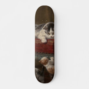 Skateboard Cuadros De Gatos Y Gatitos
