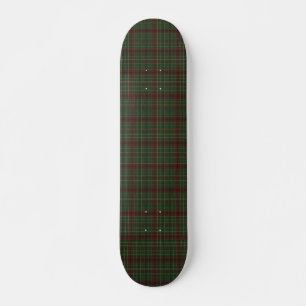 Skateboard Cuadros rojos y verdes rústicos y robustos para el