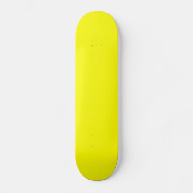 Skateboard Cubierta amarilla (Anverso)