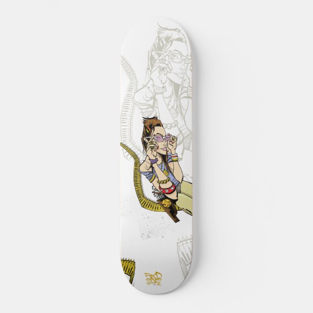 Skateboard Cubierta atómica del patín del vaquero (Anverso)