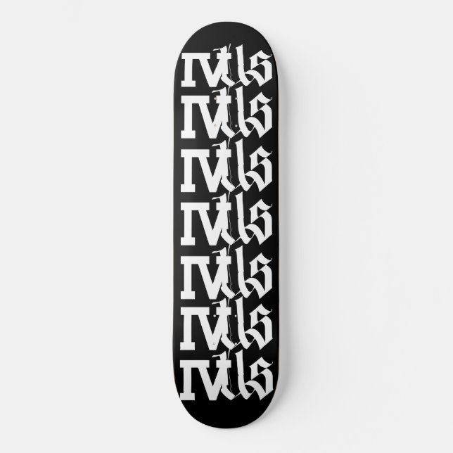 Skateboard Cubierta "clásico uniforme" (Anverso)