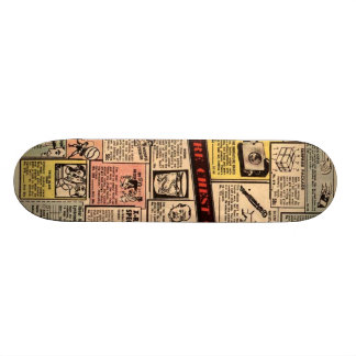 Skateboard Cubierta cómica vieja #2 del anuncio