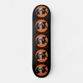 Skateboard Cubierta de bandera negra