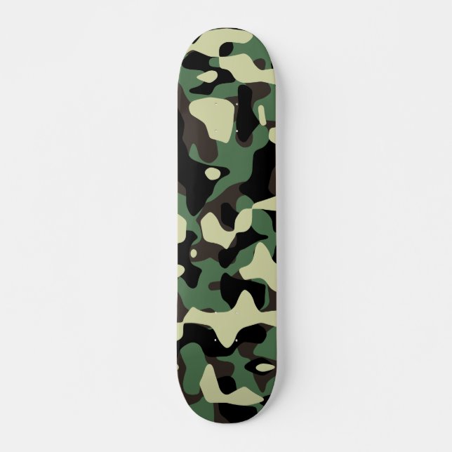 Skateboard Cubierta de Camo 2 del arbolado (Anverso )