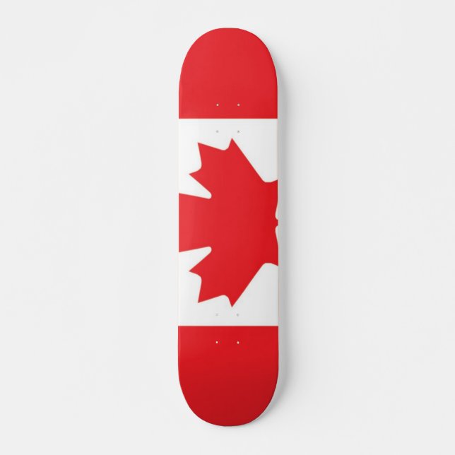 Skateboard ¡Cubierta de Canadá! (Anverso )