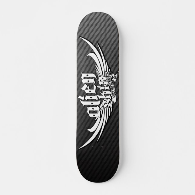 Skateboard Cubierta de Carbon_skateboard (Anverso )
