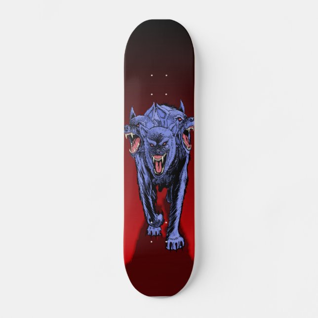 Skateboard Cubierta de Cerberus (Anverso)