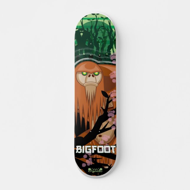 Skateboard Cubierta de CryptoZu™ Bigfoot (Anverso )
