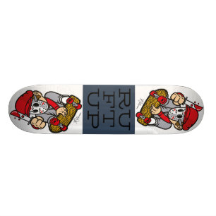 Skateboard Cubierta de diseño de horror para el patinador as