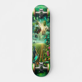 Skateboard "Cubierta de Edén Biodiseñada"