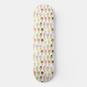 Skateboard Cubierta de esquí de crema de hielo, deliciosa