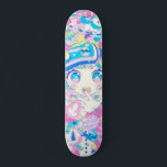 Skateboard Cubierta de esquí de remix de Anime Chica<br><div class="desc">Cubierta de esquí de Remix de Anime Chica por Urban Ninja Pro Decks.</div>