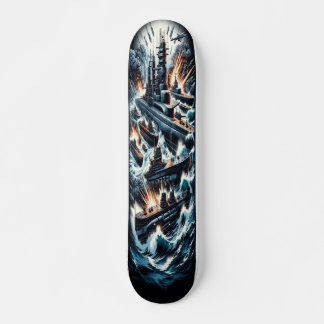 Skateboard "Cubierta de guerra de Dieselpunk"