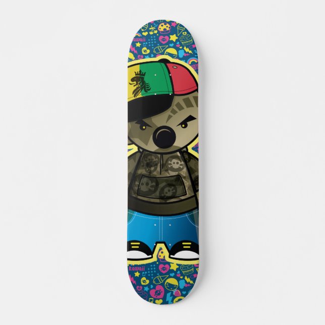 Skateboard cubierta de la koala (Anverso )