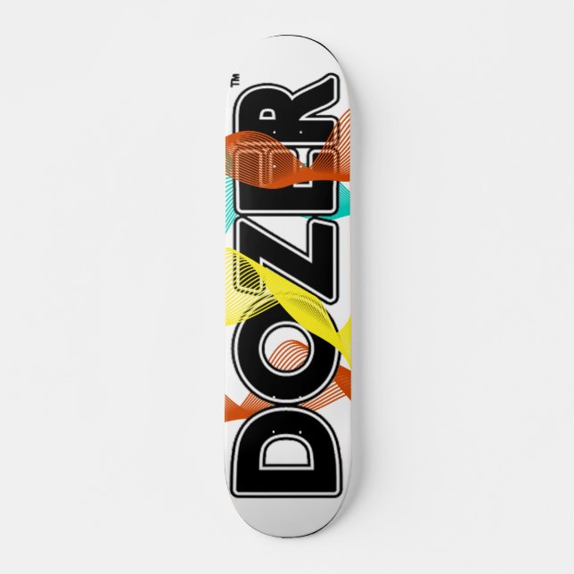 Skateboard Cubierta de la longitud de onda de Dozer™ (Anverso )