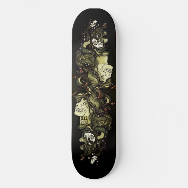 Skateboard Cubierta de la medusa (Anverso)