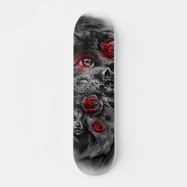 Skateboard Cubierta de la muerte (Anverso )