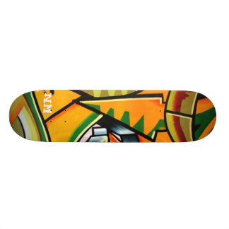 Skateboard cubierta de la pintada