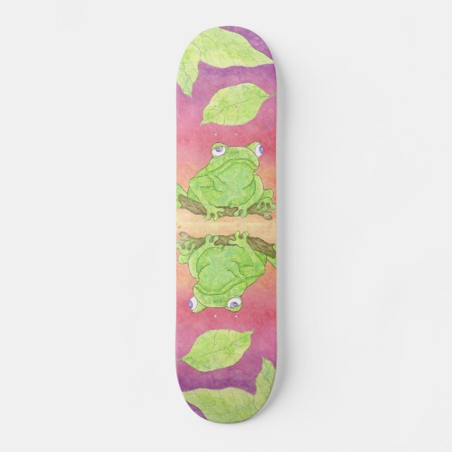 Skateboard Cubierta de la rana de Hip Hop (Anverso)