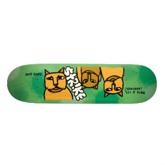 Skateboard Cubierta de los "gatos" de la huelga