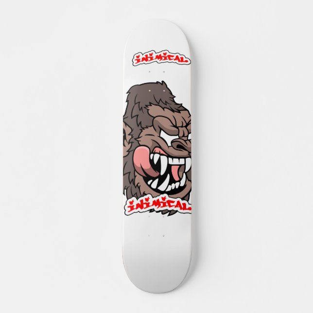 Skateboard Cubierta de patinaje de gorila grande (Anverso )