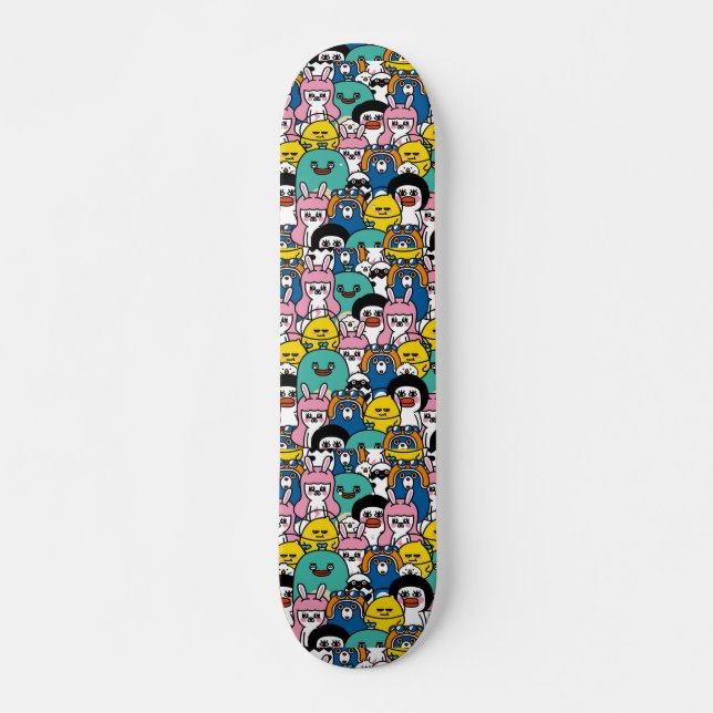 Skateboard Cubierta de patinaje para animales personalizados (Anverso )