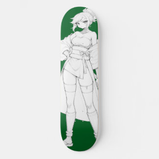 Skateboard Cubierta de patinaje para Chicas animados Fight St