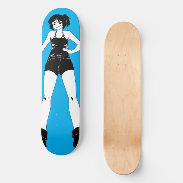 Skateboard Cubierta de patinaje para Chicas de anime