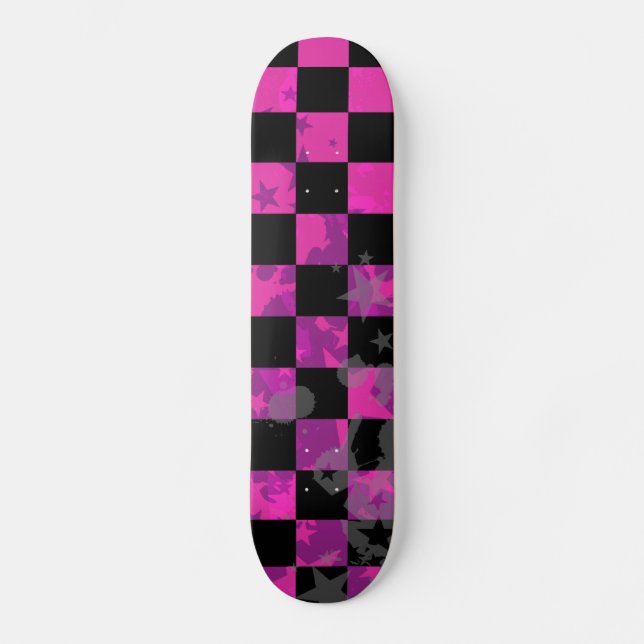 Skateboard Cubierta de patinaje para Chicas de las estrellas  (Anverso)