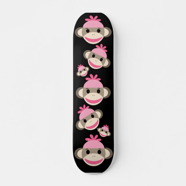 Skateboard Cubierta de patinaje para monos de media luna (Anverso )