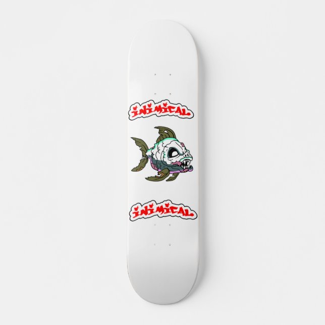 Skateboard Cubierta de patinaje para monstruos de pescado (Anverso )