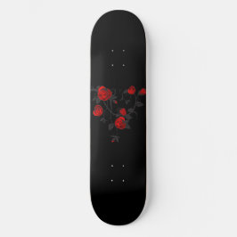 Skateboard Cubierta de patinaje para Rosas góticos