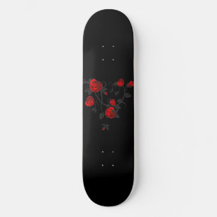 Skateboard Cubierta de patinaje para Rosas góticos