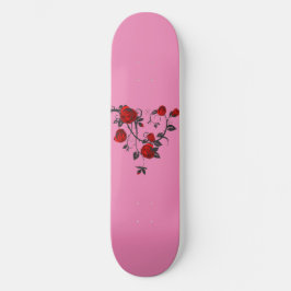 Skateboard Cubierta de patinaje para Rosas góticos