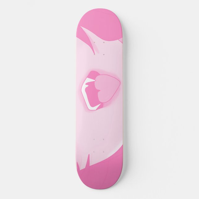 Skateboard Cubierta de patinaje sobre los labios animados de  (Anverso)