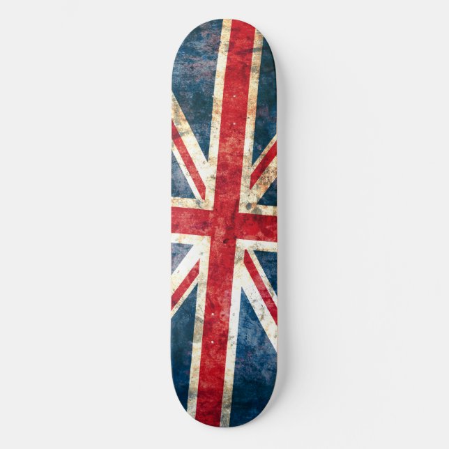 Skateboard Cubierta de Union Jack (Anverso)