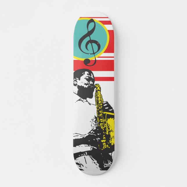 Skateboard Cubierta del jazz (Anverso )