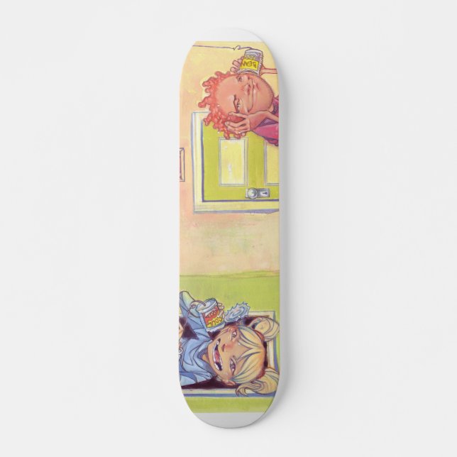 Skateboard "Cubierta del patín del comunicado de la haba del (Anverso )