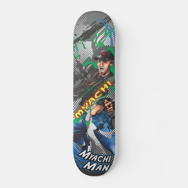 Skateboard Cubierta del patín del hombre de Myachi (Anverso)