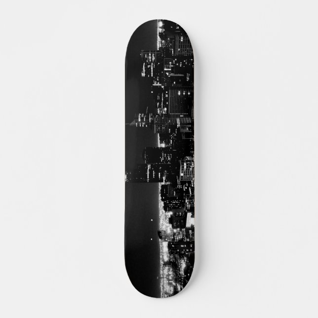 Skateboard Cubierta del Personalizado Skyline (Anverso )