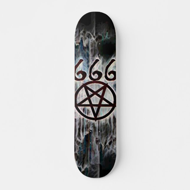 Skateboard Cubierta del Popsicle del humo de Luciferian (Anverso )