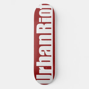 Skateboard Cubierta del rojo de UrbanRiot JP1