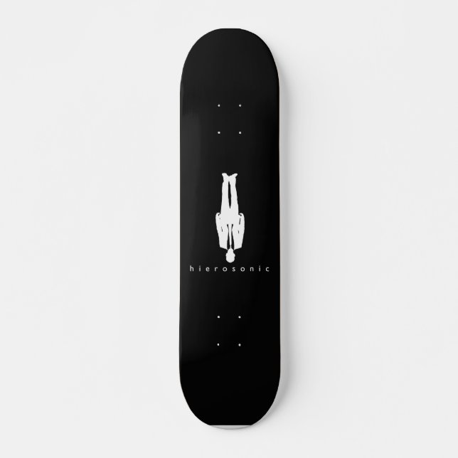 Skateboard Cubierta del verdugo de Hierosonic (negro) (Anverso )