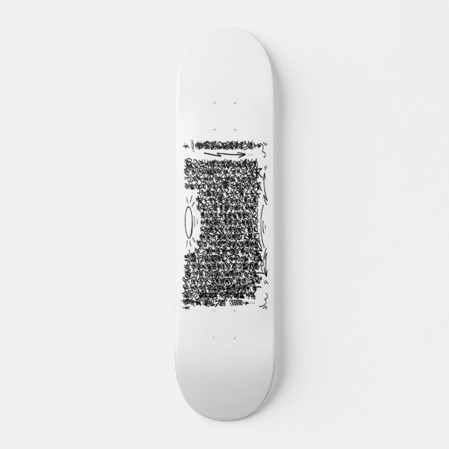 Skateboard Cubierta "Heart Sutra Shakyo" (Anverso )