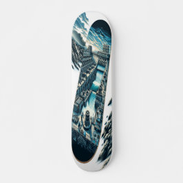 Skateboard "Cubierta hidroeléctrica Dieselpunk"