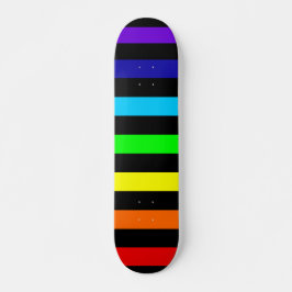 Skateboard Cubierta para el patinaje con arco iris
